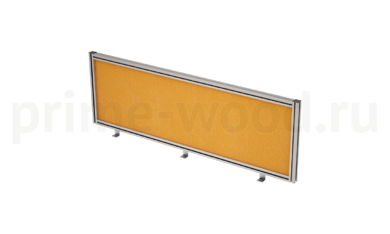Барьер фронтальный (в алюминиевом профиле, вставка ткань) GLOSS 120x40x3 арт. 9БТ.0406.8 - фото 3