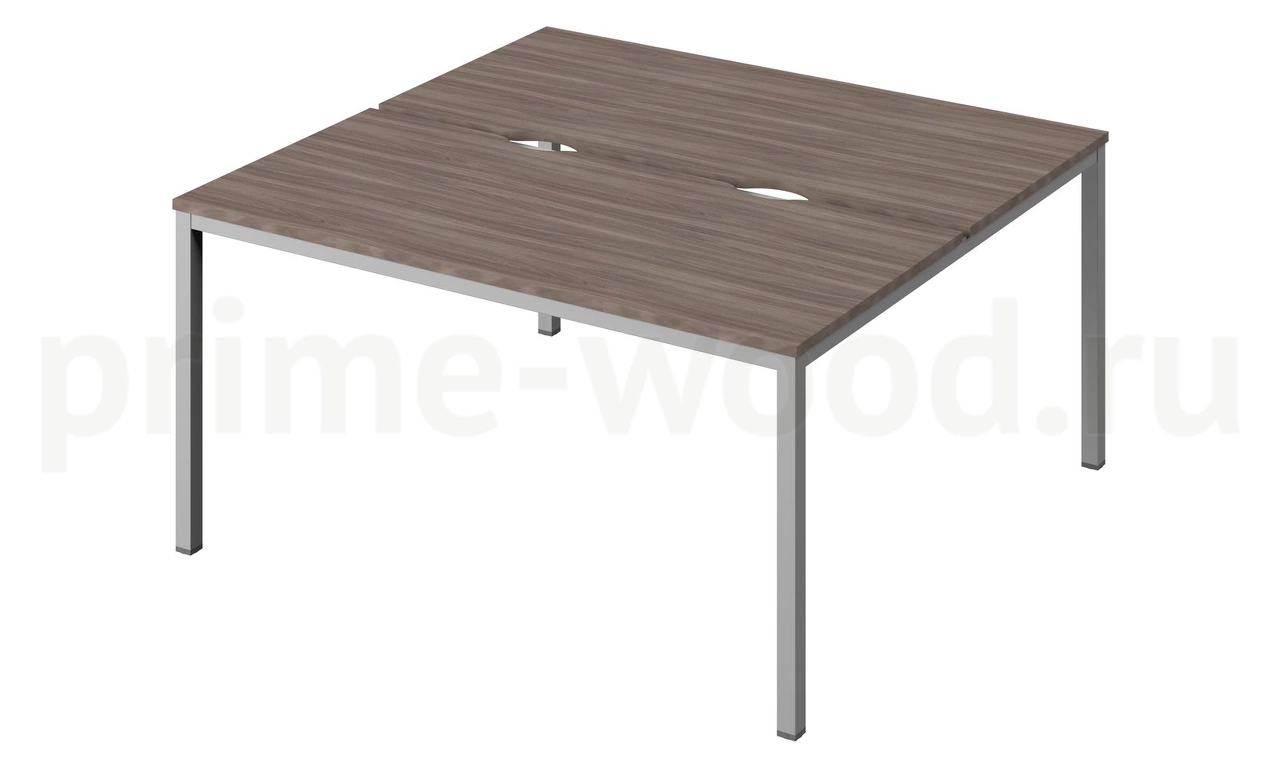 Стол-тандем на металлокаркасе "LITE" Public Comfort 150x144x74 - фото 5