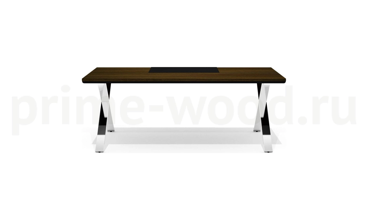 Стол руководителя на металлокаркасе 200x90x75 см арт. Kv-200k - фото 1