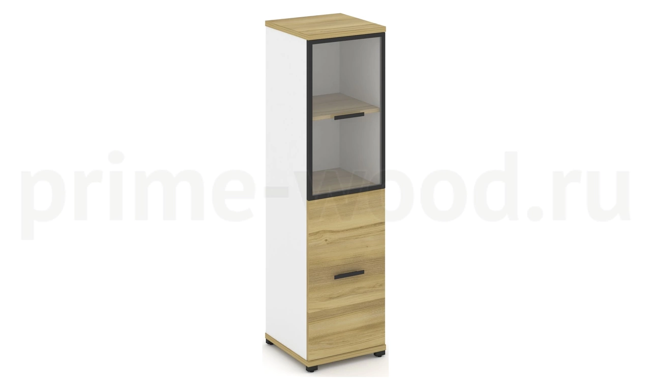 Шкаф одна узкая секция, 4 ниши CN.STU-412 RP B/W - фото 1