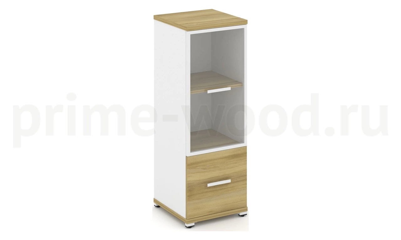 Шкаф одна узкая секция, 3 ниши CN.STU-312 RP B/W - фото 2