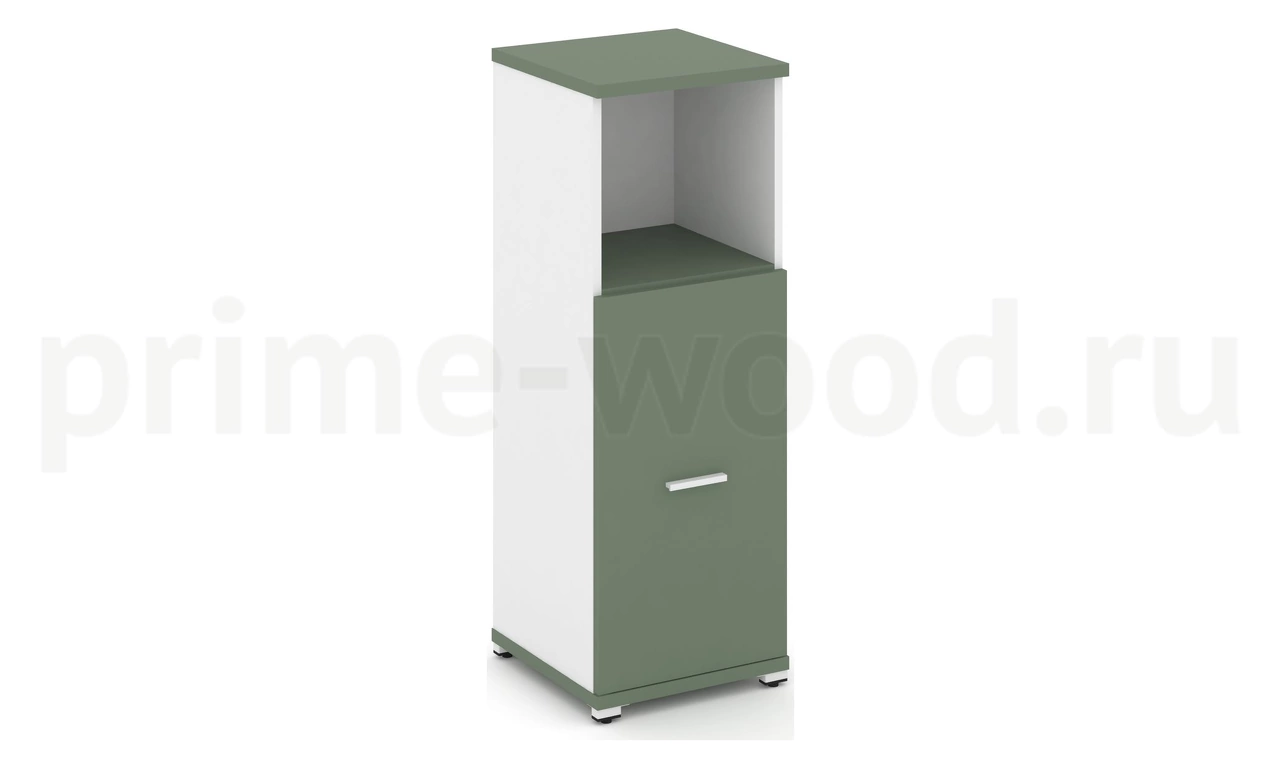 Шкаф одна узкая секция, 3 ниши CN.STU-313 B/W - фото 6