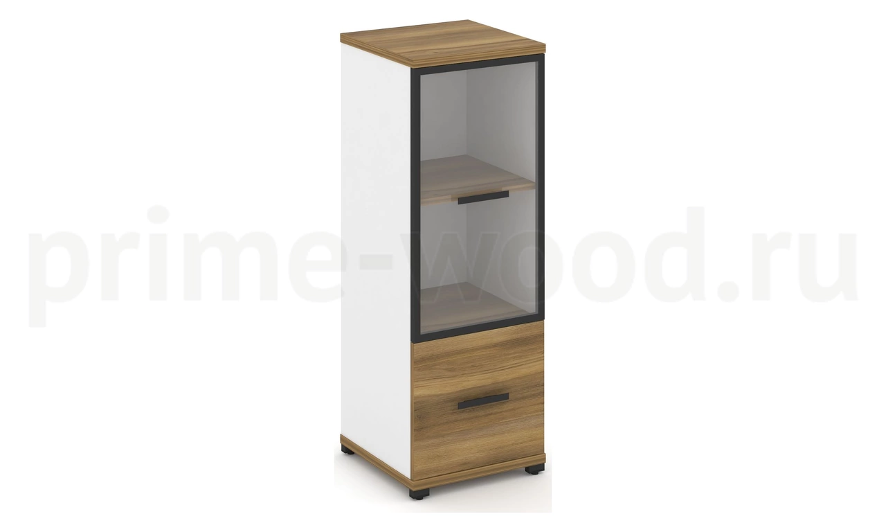 Шкаф одна узкая секция, 3 ниши CN.STU-312 RP B/W - фото 3