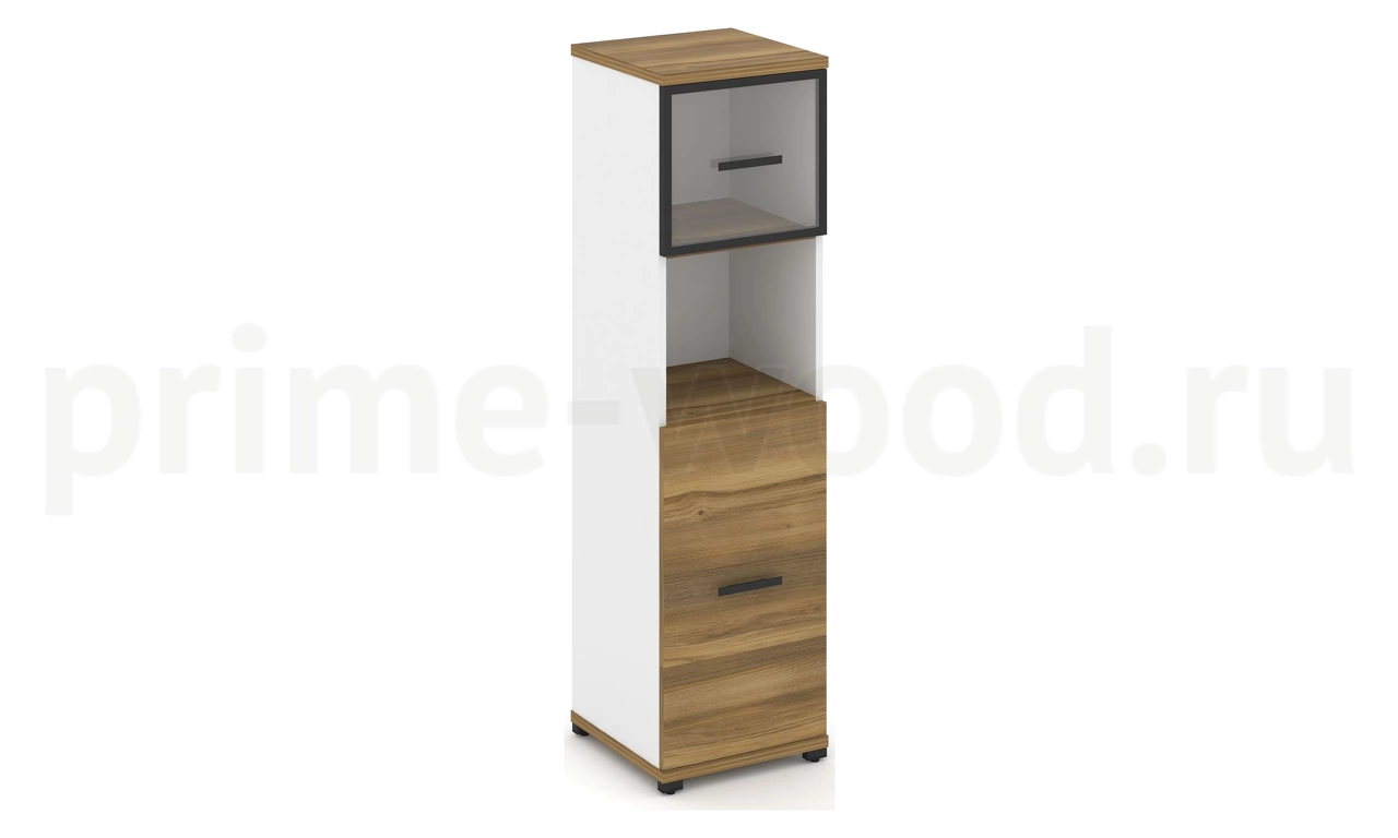 Шкаф одна узкая секция, 4 ниши CN.STU-415 RP B/W - фото 3