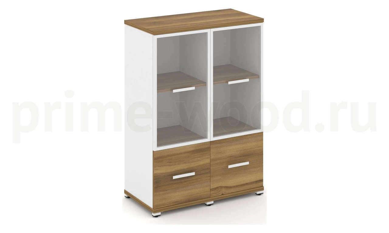 Шкаф две узкие секции, 3 ниши CN.STU-322 RP B/W - фото 4