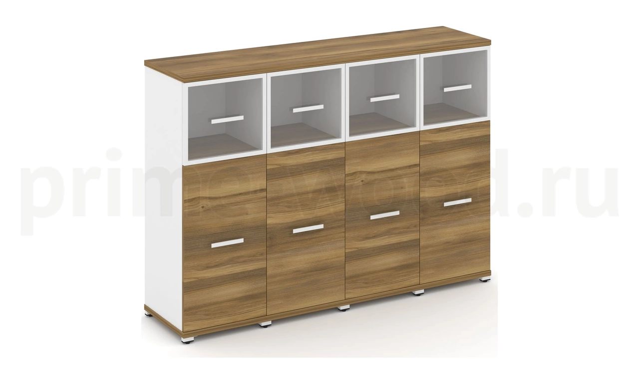 Шкаф четыре узкие секции, 3 ниши CN.STU-344 RP B/W - фото 4