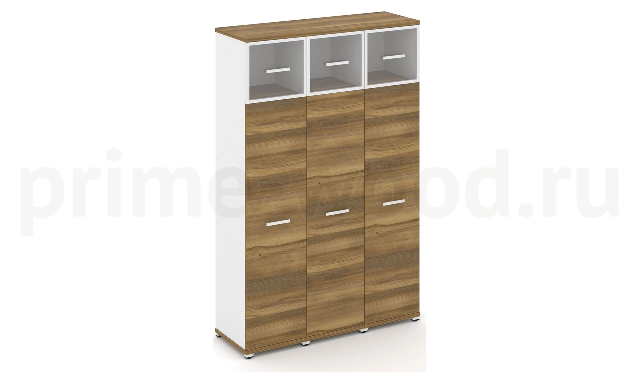 Шкаф три узкие секции, 5 ниш CN.STU-537 RP B/W - фото 4