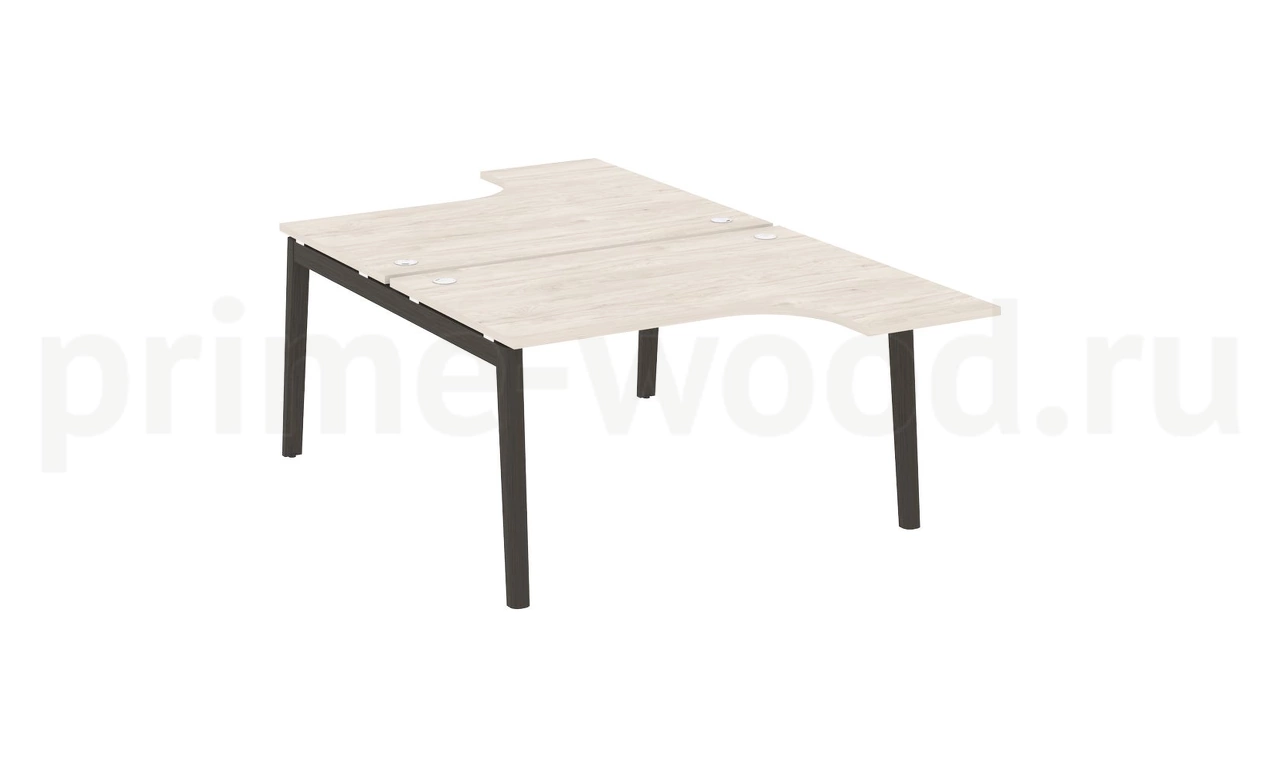 Рабочая станция, опоры - массив дерева ONIX WOOD 138x240x75 - фото 4