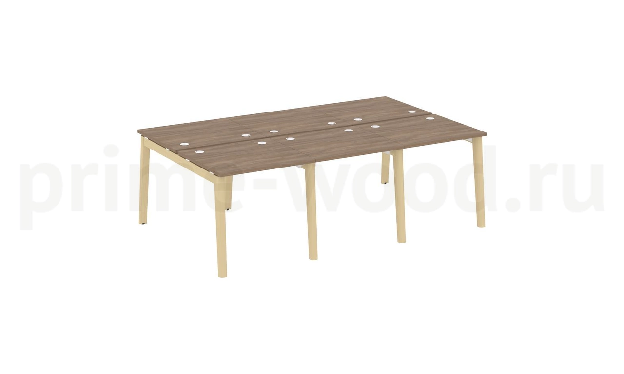Рабочая станция, опоры - массив дерева ONIX WOOD 234x148x75 - фото 3