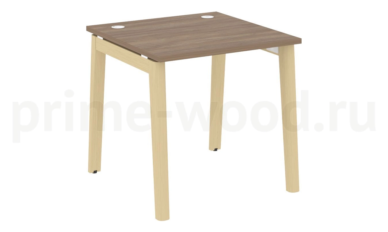 Стол письменный, опоры - массив дерева ONIX WOOD 78x80x75 - фото 3