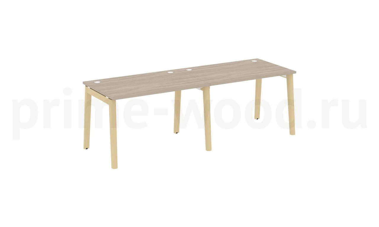 Рабочая станция, опоры - массив дерева ONIX WOOD 236x80x75 - фото 1