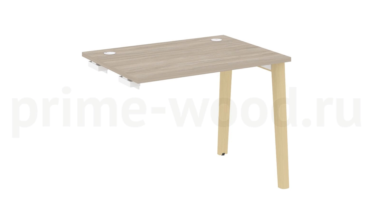 Стол-приставка к опорным элементам, опоры - массив дерева ONIX WOOD 98x72x75 - фото 1