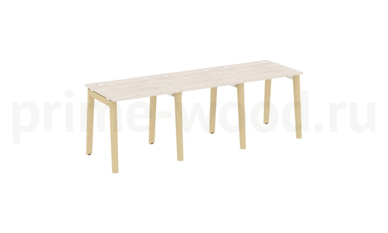Рабочая станция, опоры - массив дерева ONIX WOOD 234x72x75 - фото 5