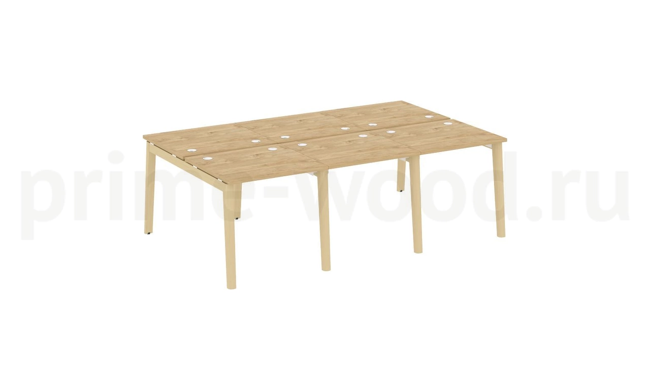 Рабочая станция, опоры - массив дерева ONIX WOOD 234x148x75 - фото 9