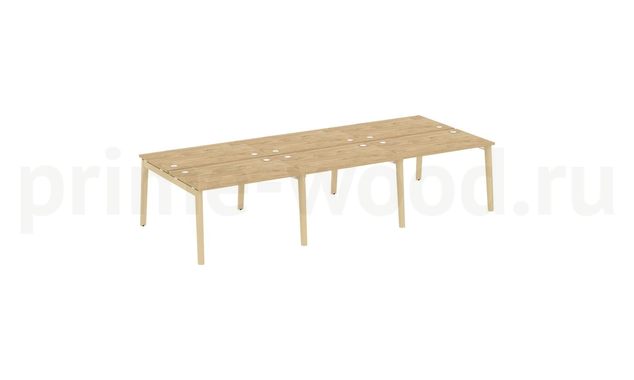 Рабочая станция, опоры - массив дерева ONIX WOOD 354x148x75 - фото 9