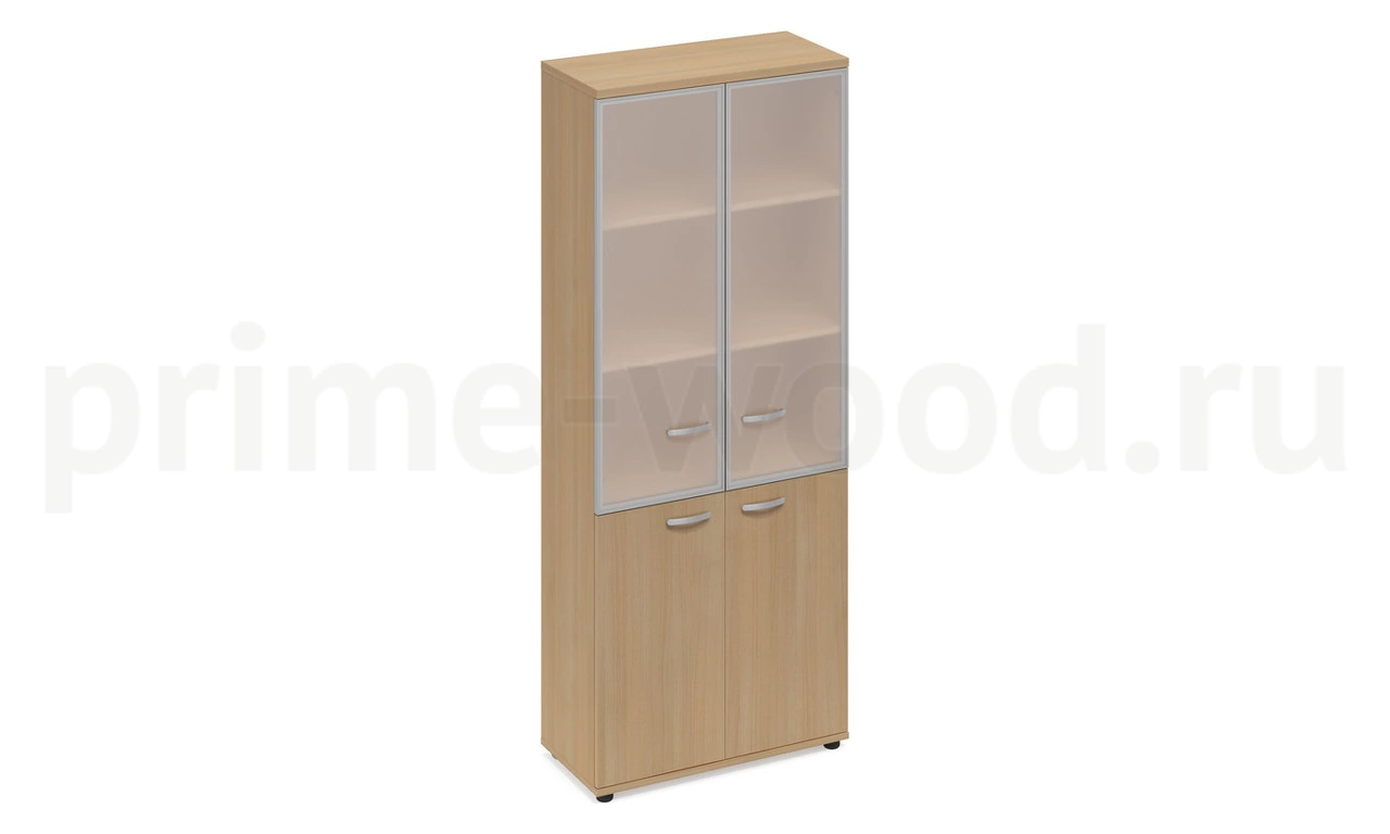 Шкаф для документов со стеклянными дверьми арт. А4 9380 БП - фото 4